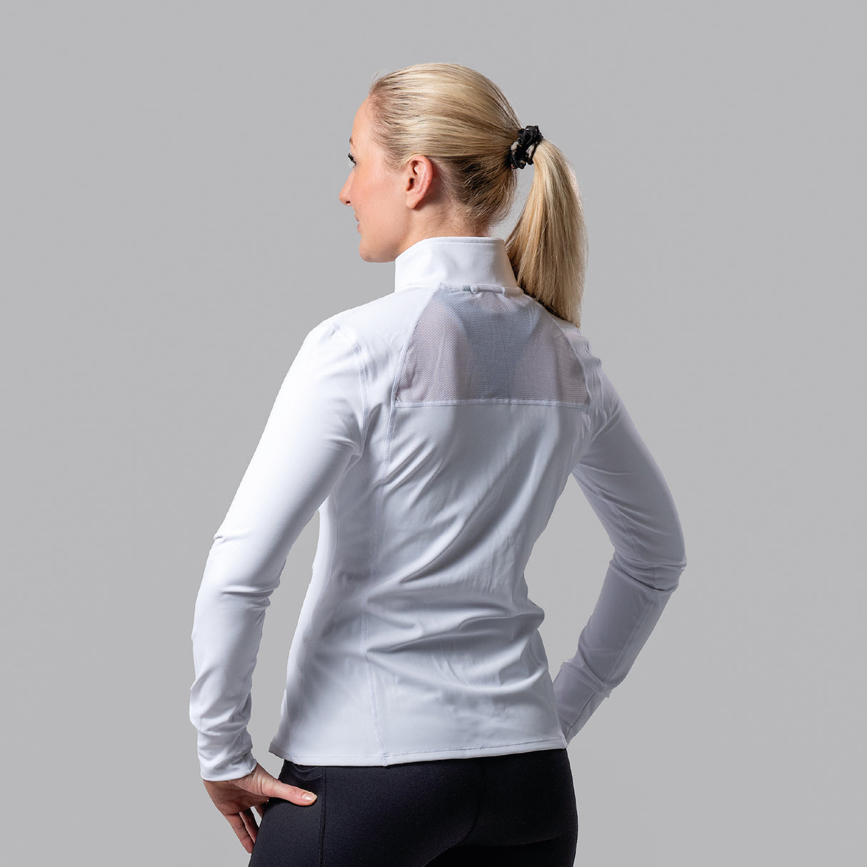 ACTIVE ZIP JACKET WHITE