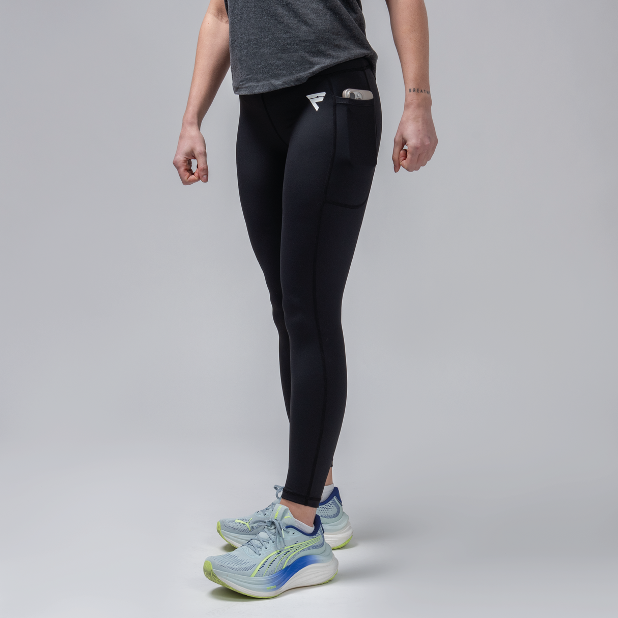 HIGH-WAISTED TIGHTS BLACK