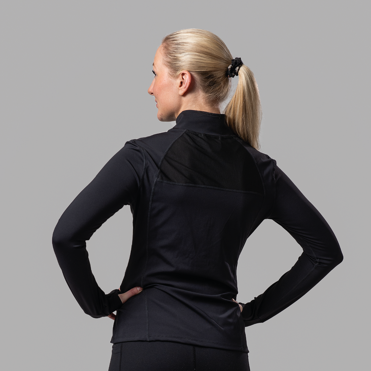 ACTIVE ZIP JACKET BLACK