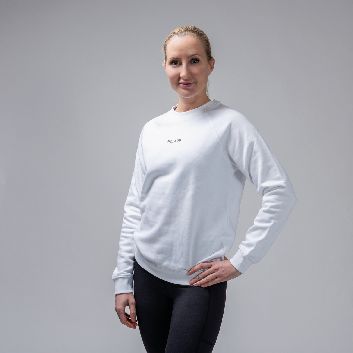 BASE CREW SWEATSHIRT W WHITE