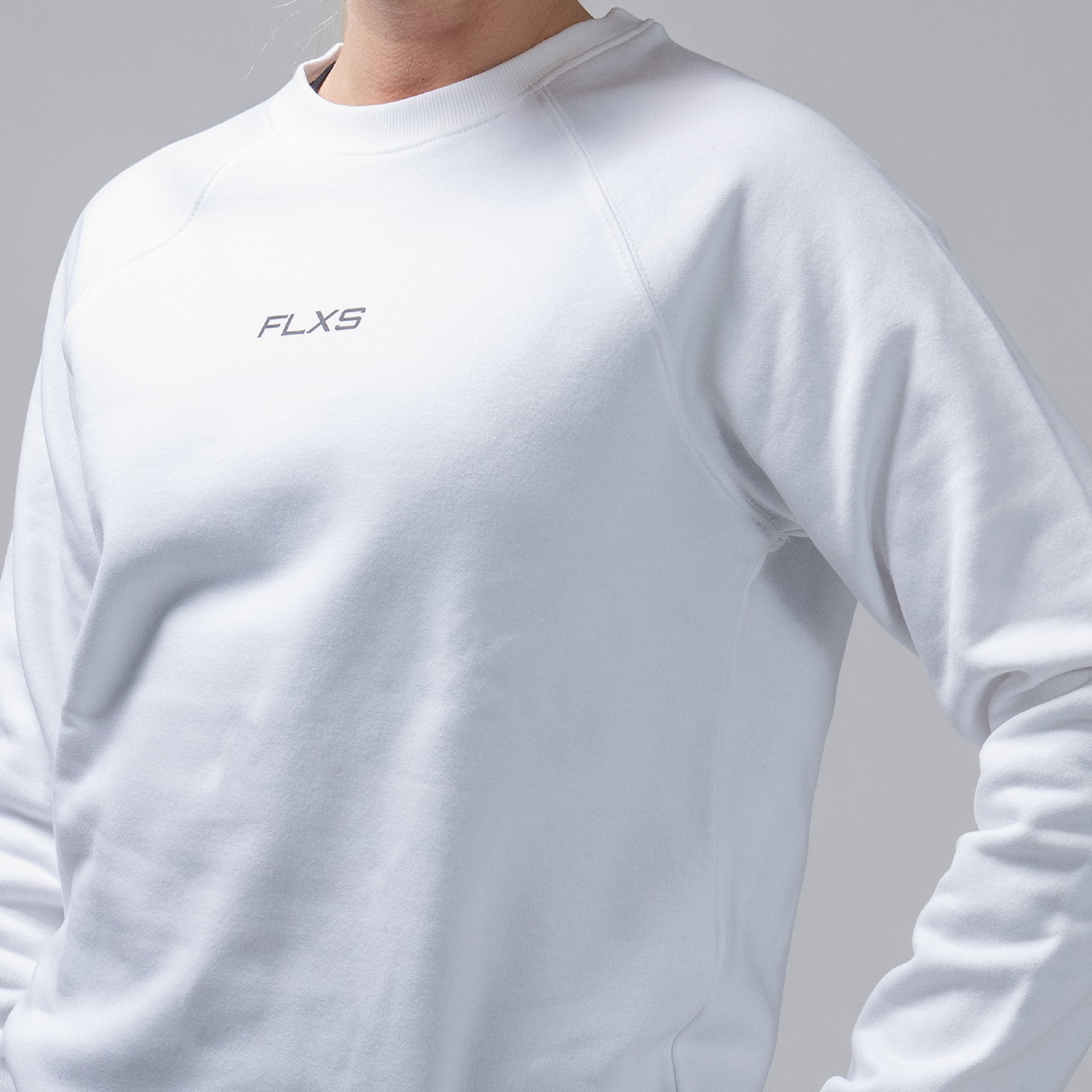 BASE CREW SWEATSHIRT W WHITE